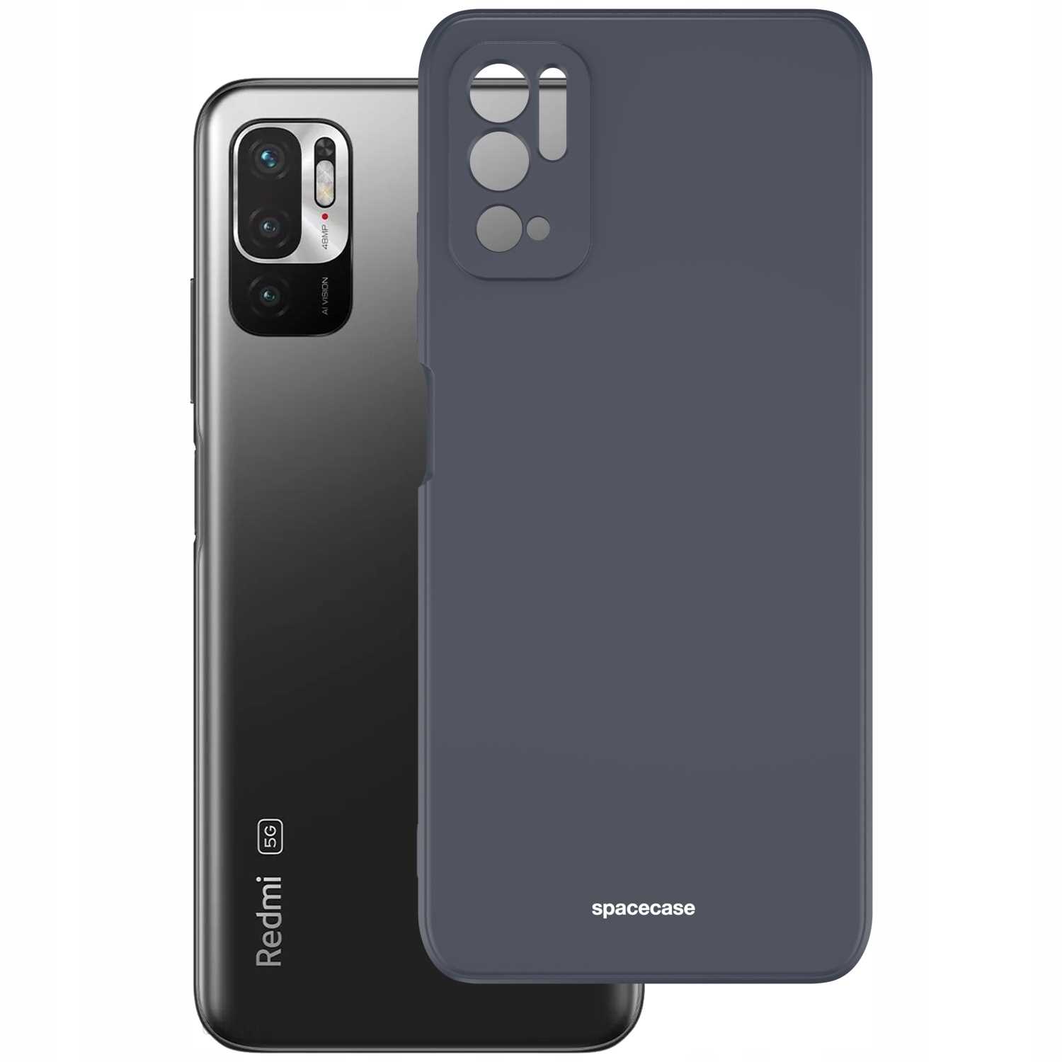 Spacecase Silicone Case Poco M3 Pro/ Note 10 5G Black