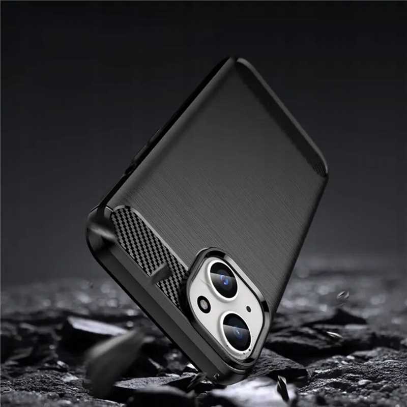Spacecase Carbon iPhone 15 black