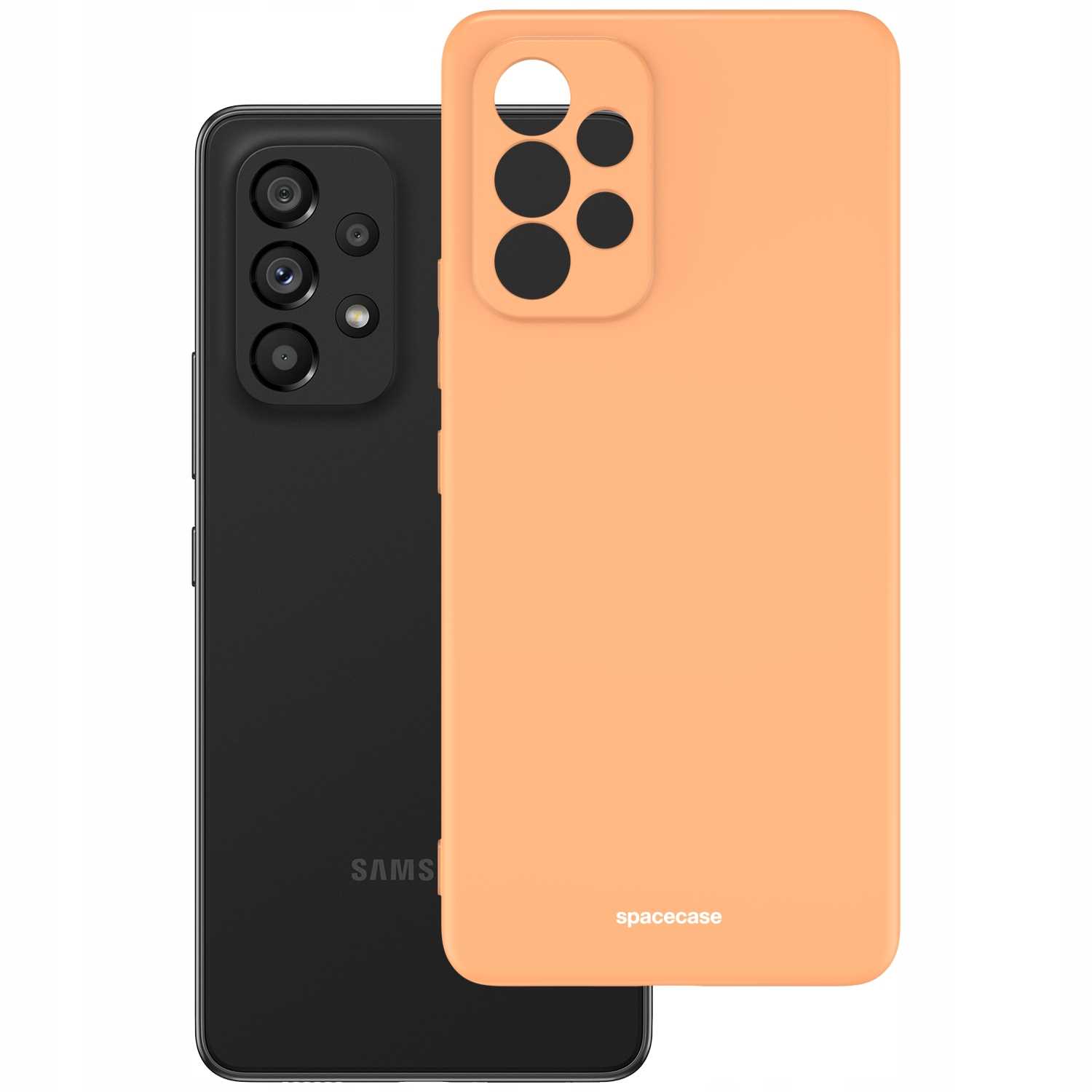 Spacecase Silicone Case Galaxy A53 5G orange