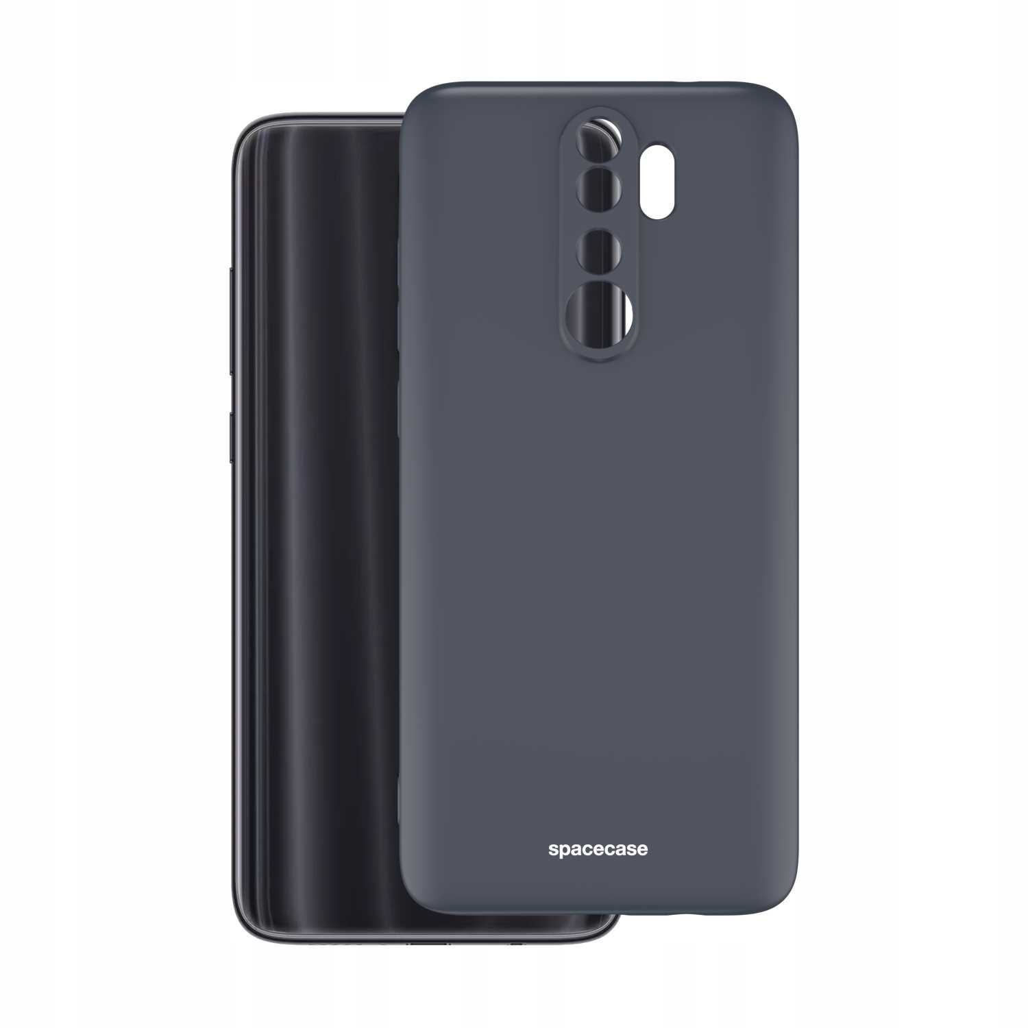 Spacecase Silicone Case Redmi Note 8 Pro Black