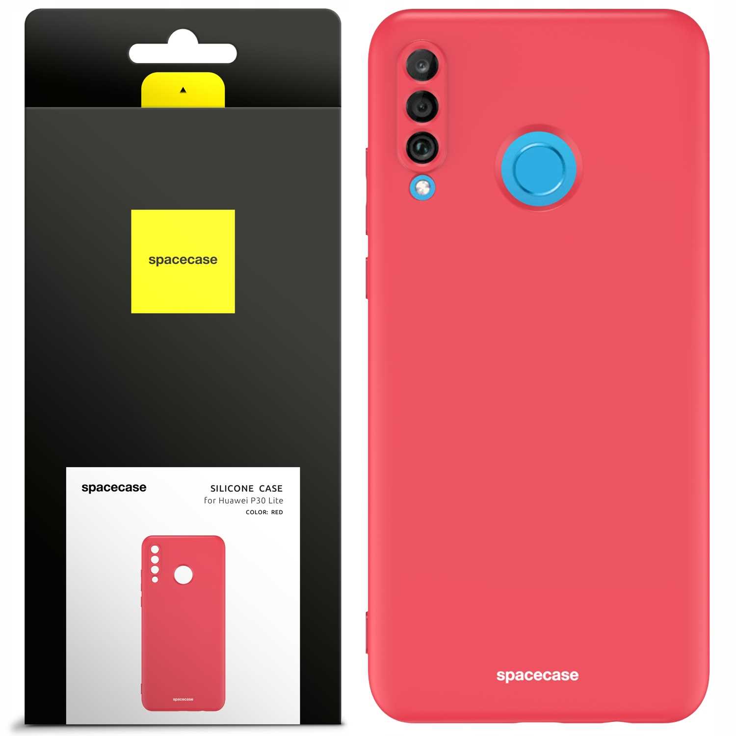 Spacecase Silicone Case Huawei P30 Lite red