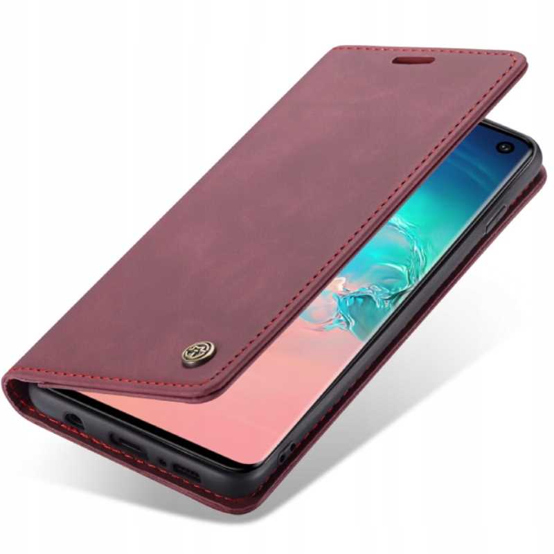 Spacecase Wallet Galaxy S10E Wiśniowy