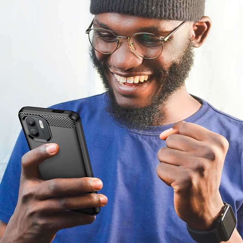 Spacecase Carbon Poco C50 black