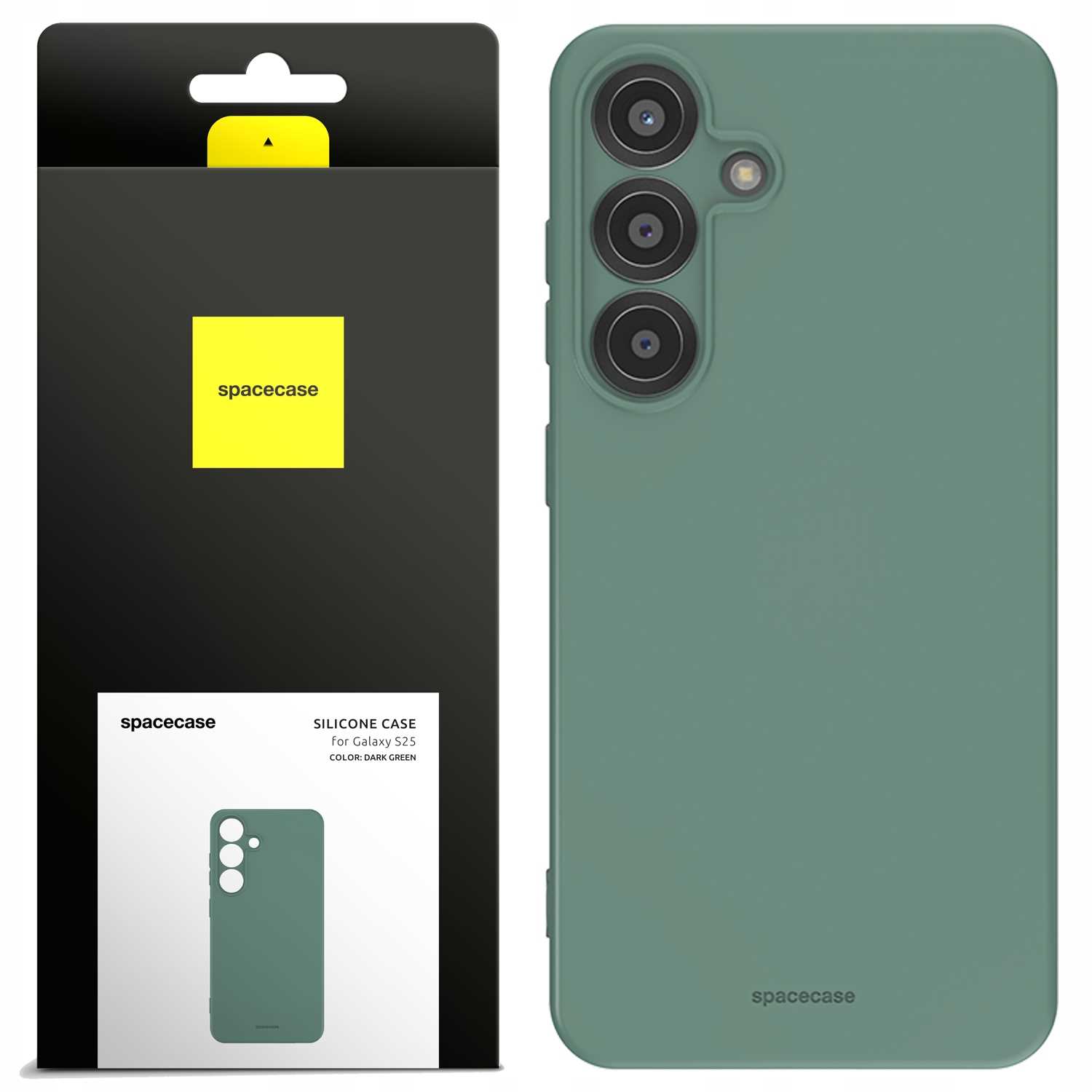 Spacecase Silicone Case 3.0 Galaxy S25 dark green