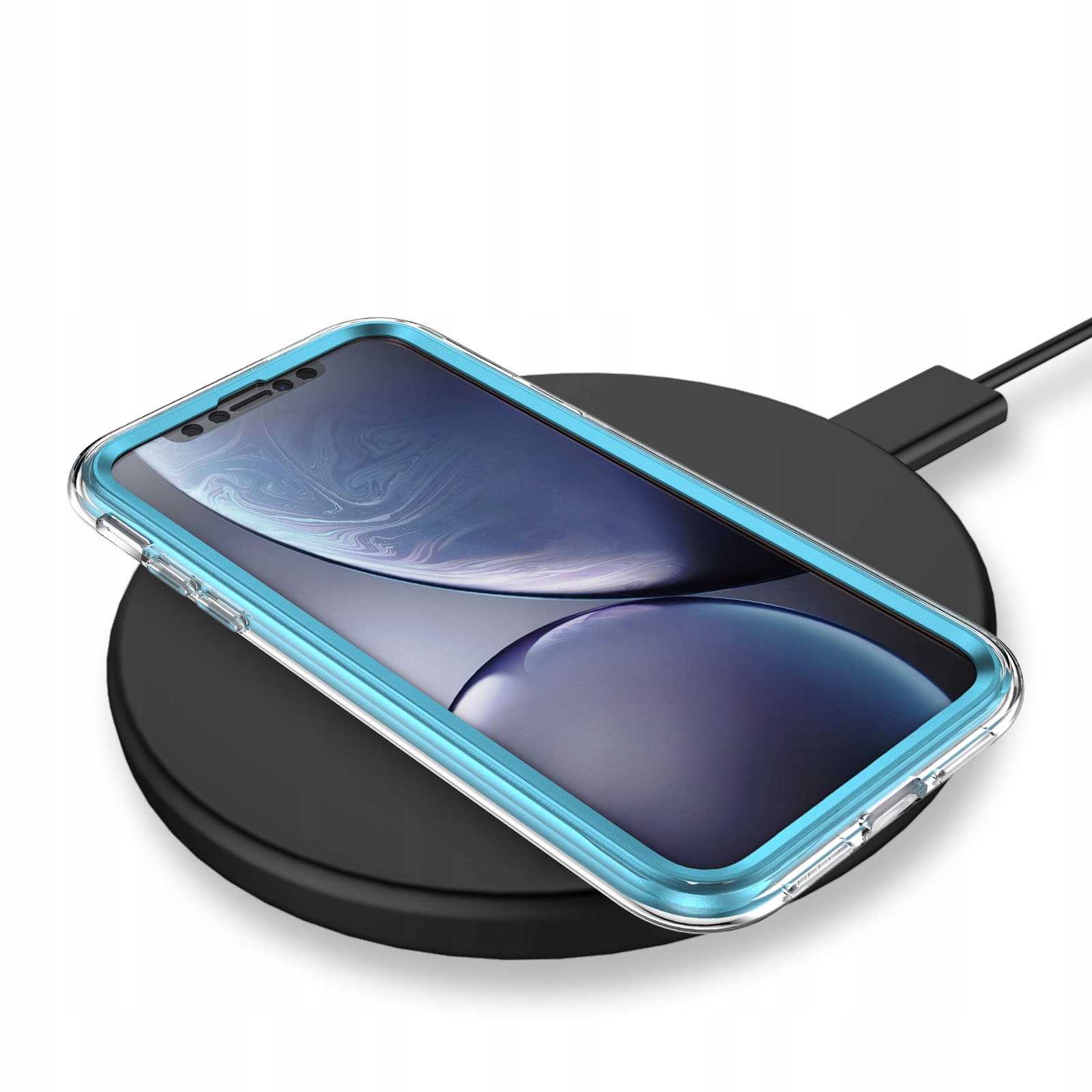 Spacecase Marble 360 Iphone Xr Niebieski