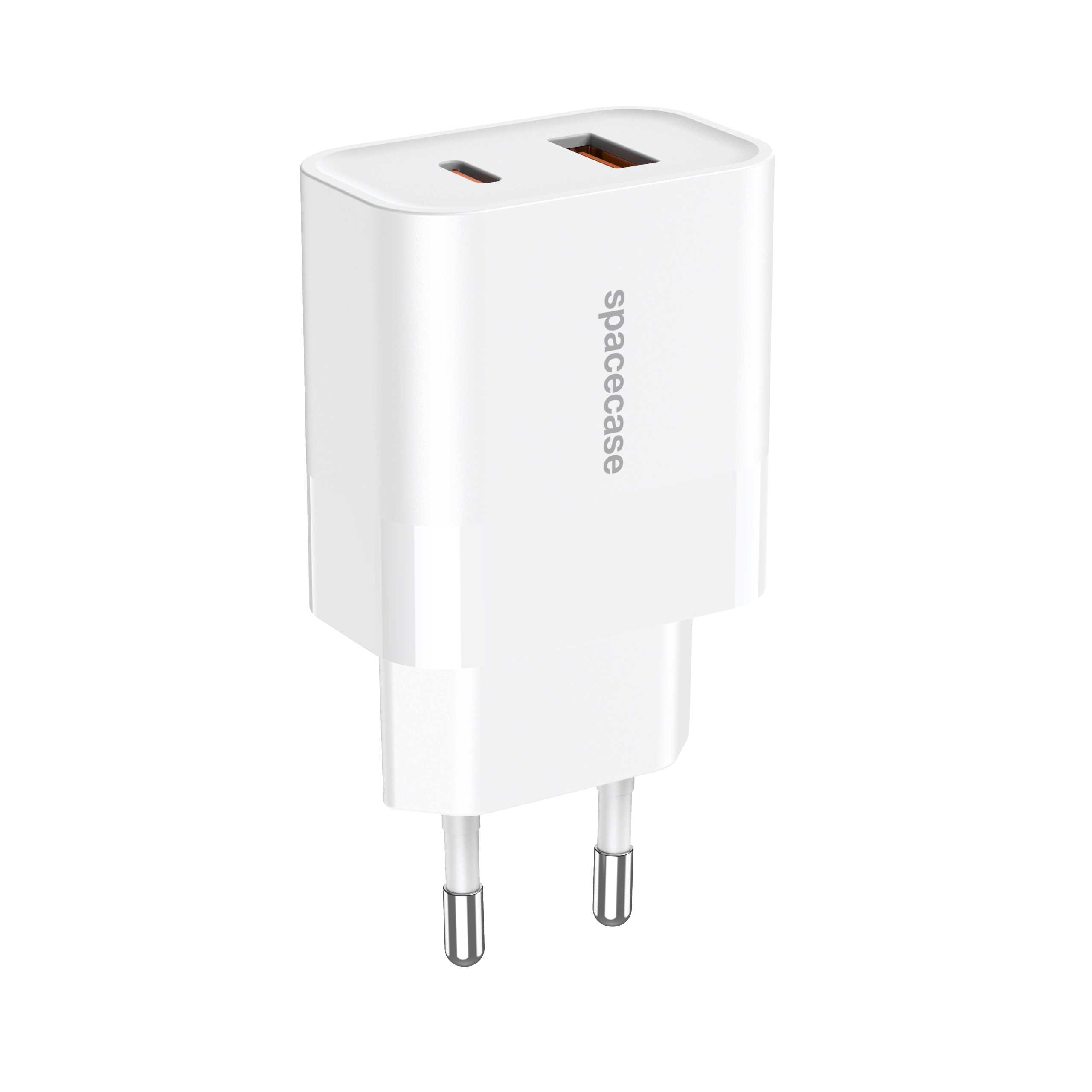 Spacecase USB Charger 20W SC002W white