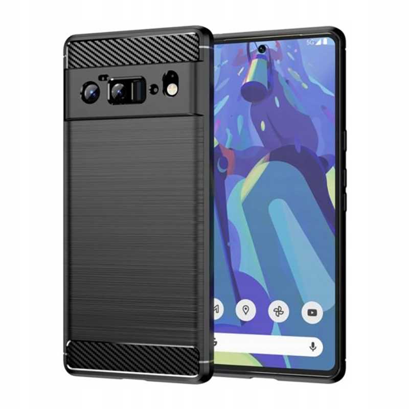 Spacecase Carbon Google Pixel 6A czarny