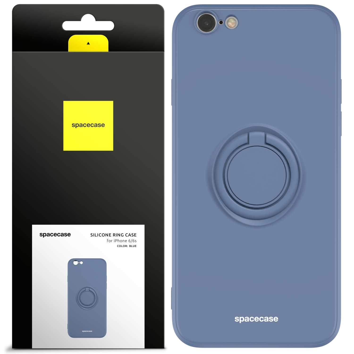 Spacecase Silicone Ring Iphone 6/6S Blue