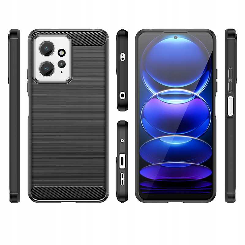 Spacecase Carbon Redmi Note 12 4G Black