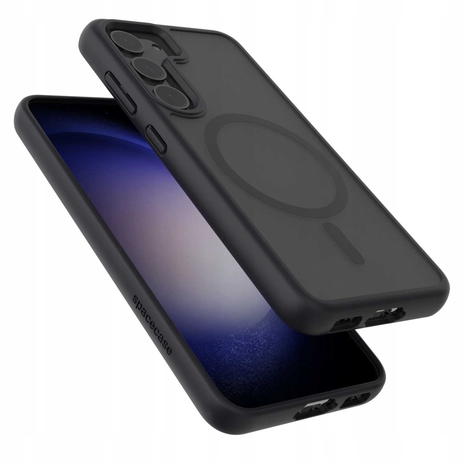 Spacecase Hybrid Mag Galaxy S23 black