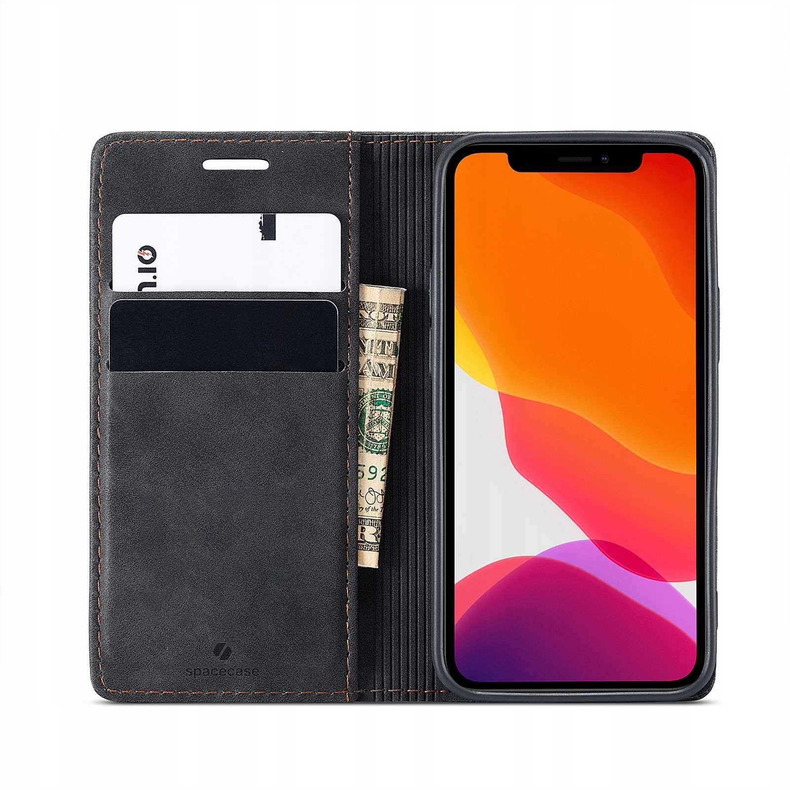 Spacecase Wallet iPhone 12/12 Pro black