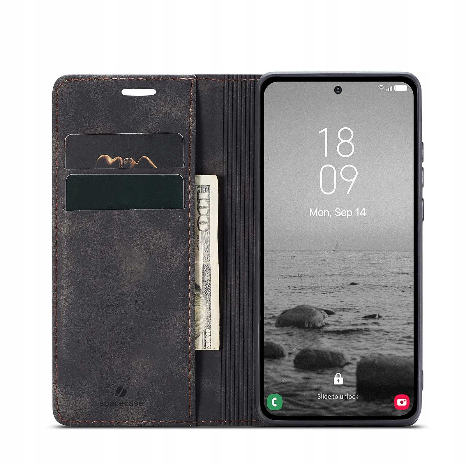 Spacecase Wallet Galaxy A54 5G Black