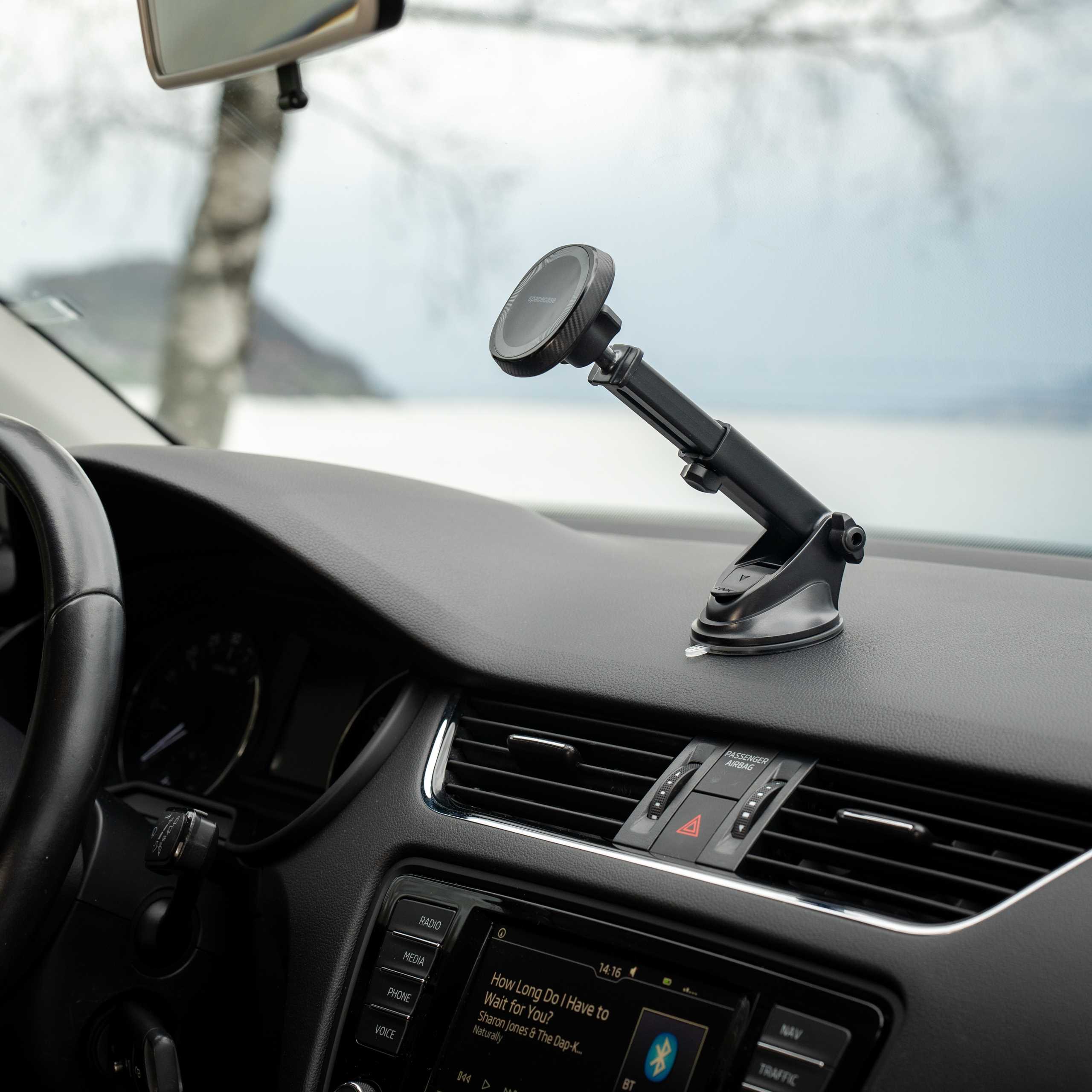 Spacecase Car Holder SC06 Dash/Windshield Magsafe black