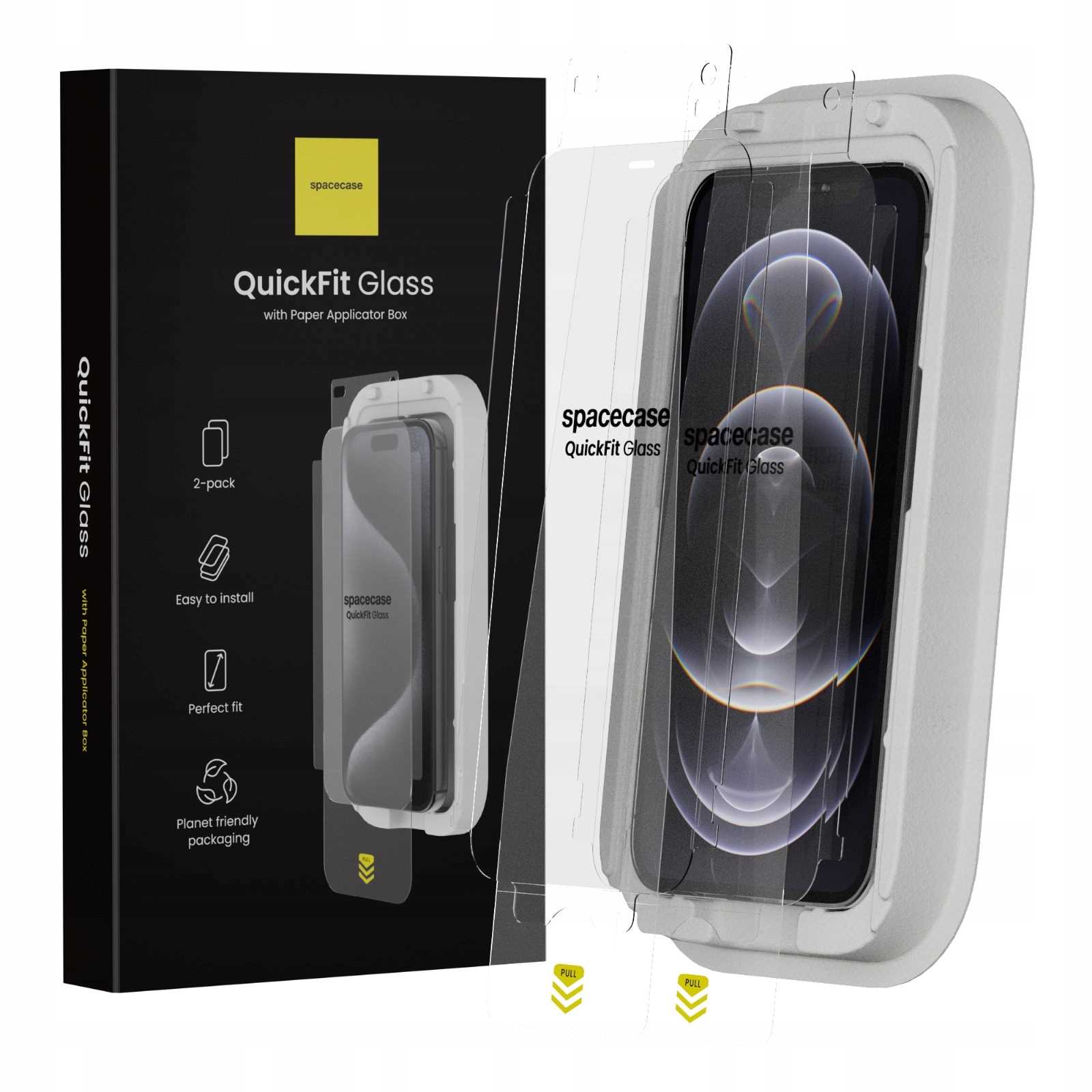 Spacecase QuickFit Glass iPhone 12 Pro Max