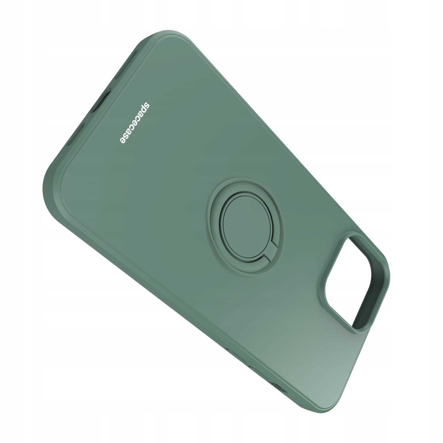 Spacecase Silicone Ring iPhone 13 Pro Max dark green
