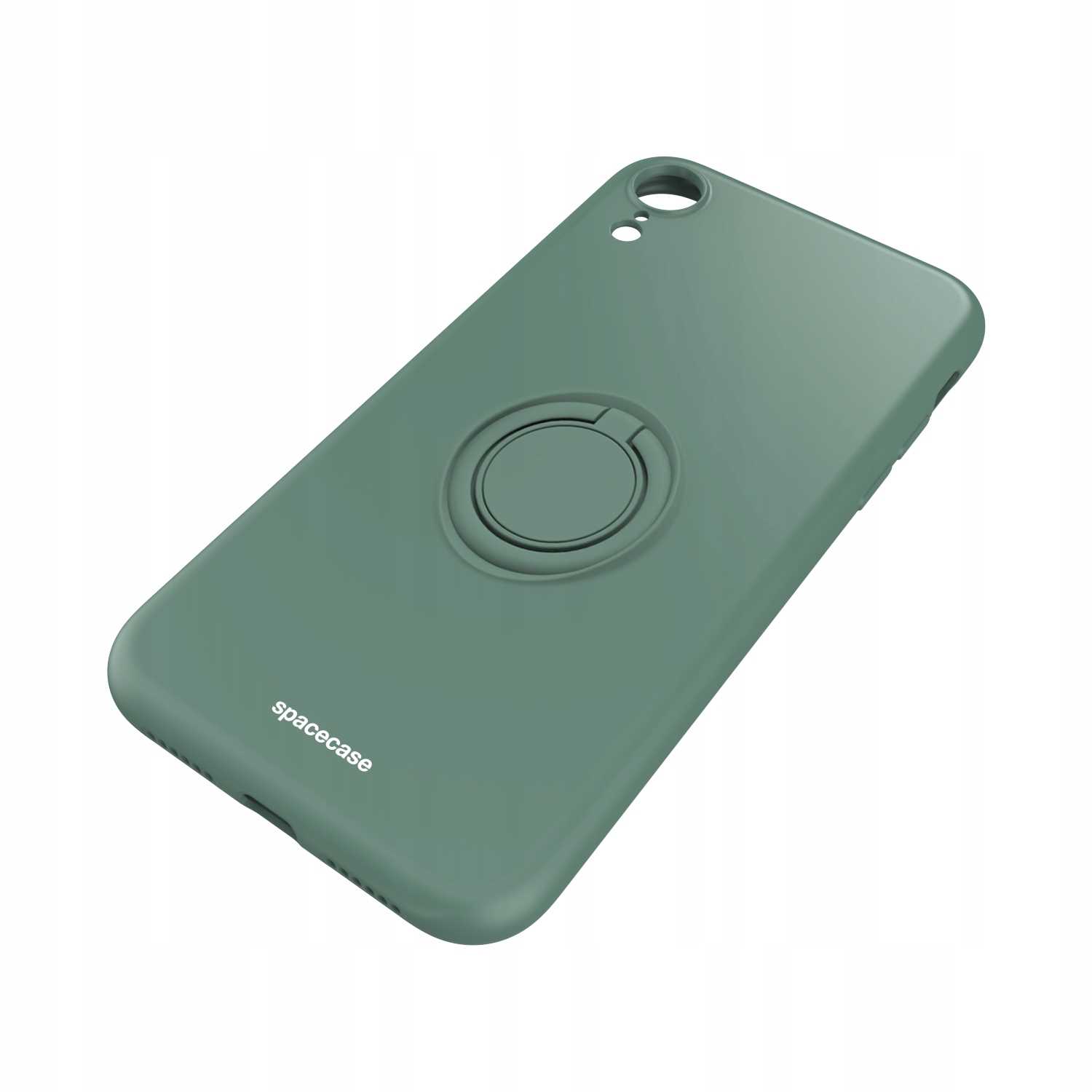 Spacecase Silicone Ring iPhone Xr dark green