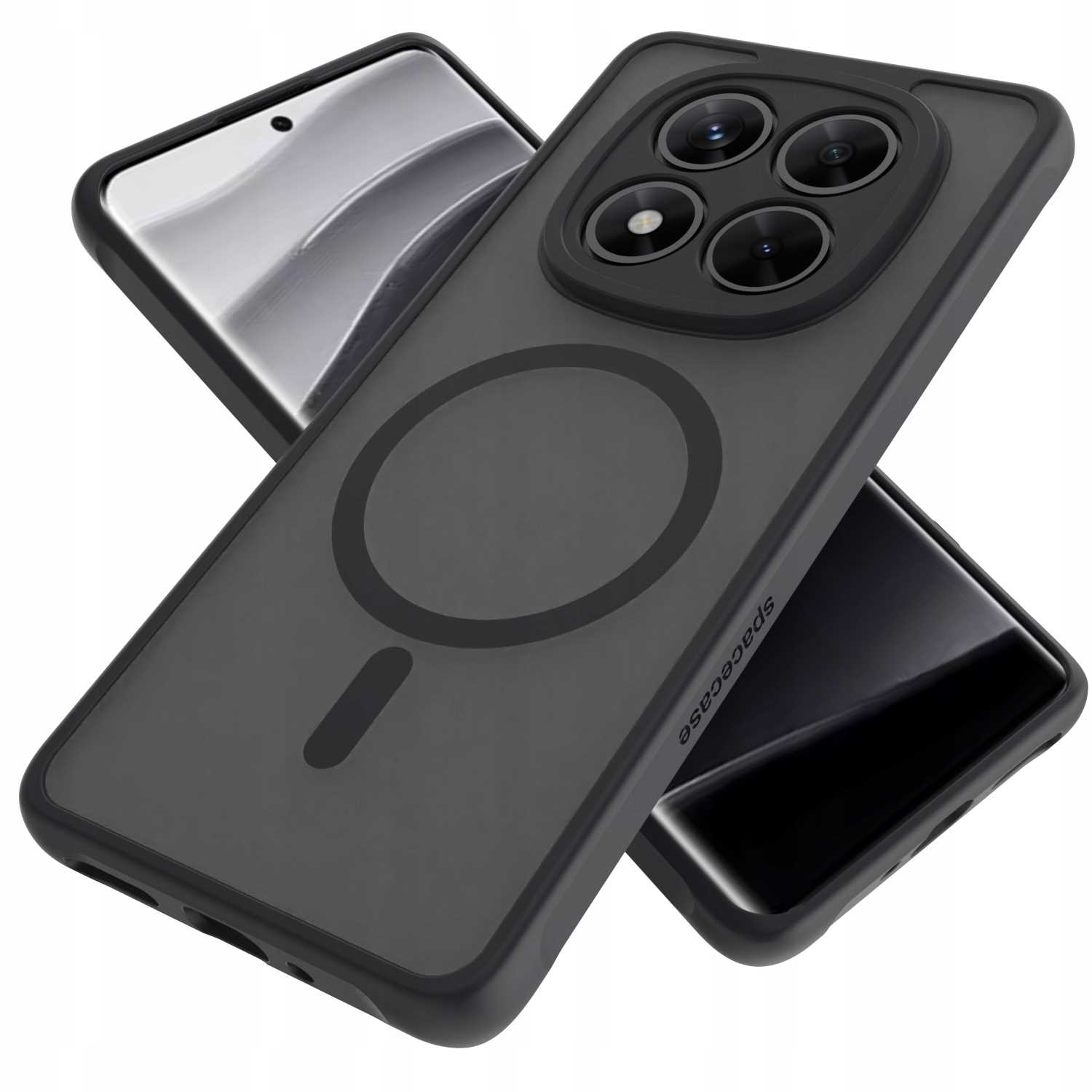 Spacecase Hybrid Mag Poco X7 5G / Redmi Note 14 Pro 5G Black