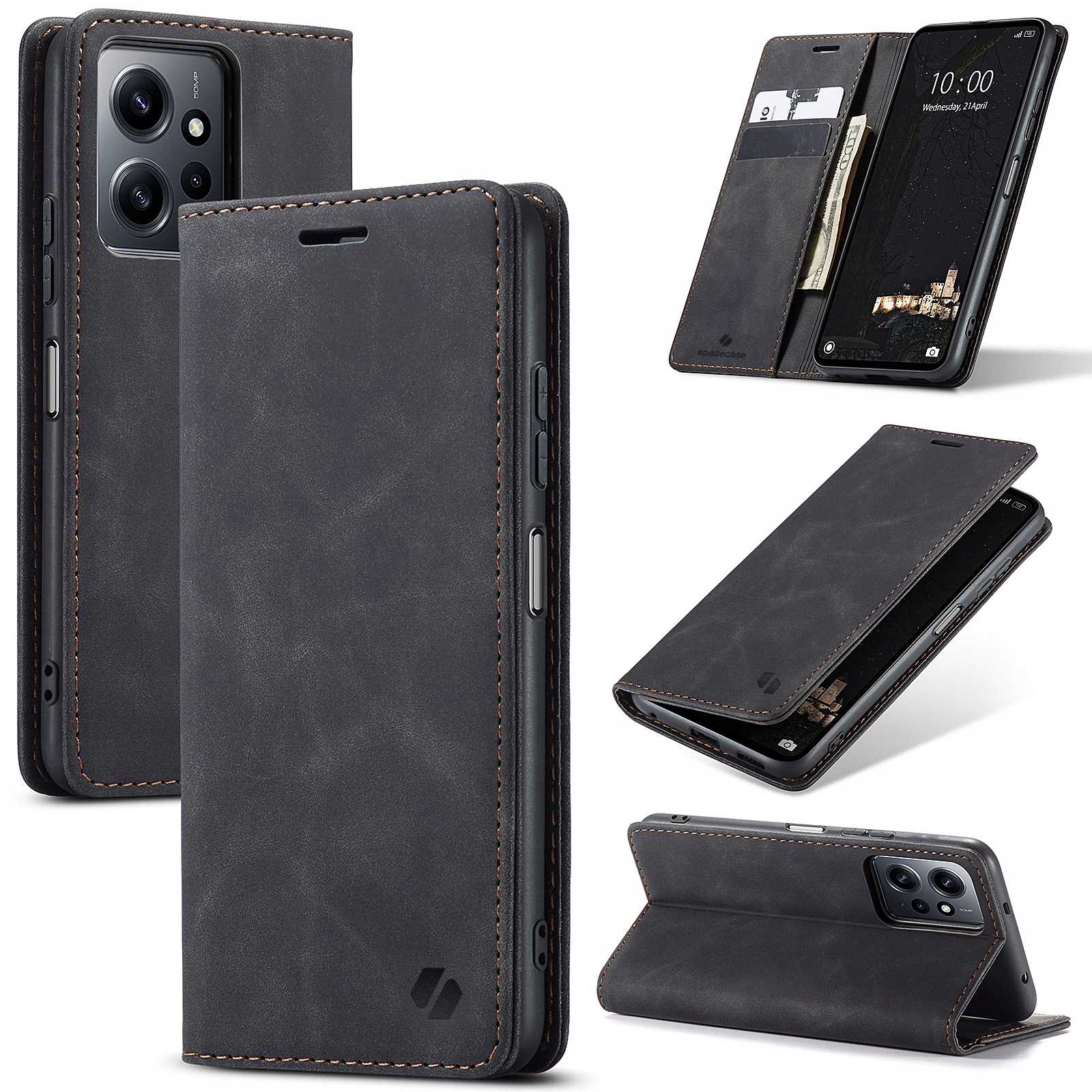 Spacecase Wallet Redmi Note 11 Pro 5G Black