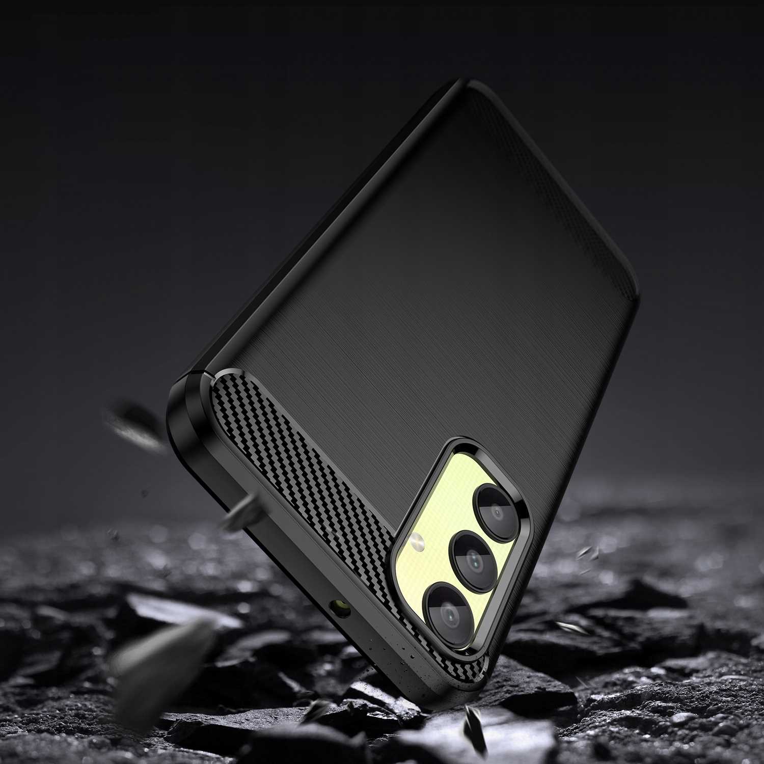 Spacecase Carbon Galaxy A15 4G / 5G black