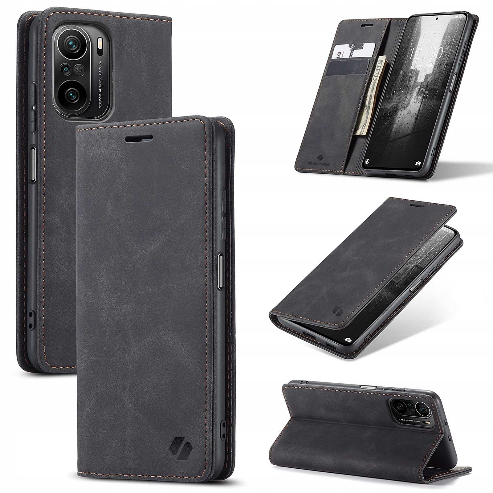 Spacecase Wallet Poco F3 / Mi 11I Black