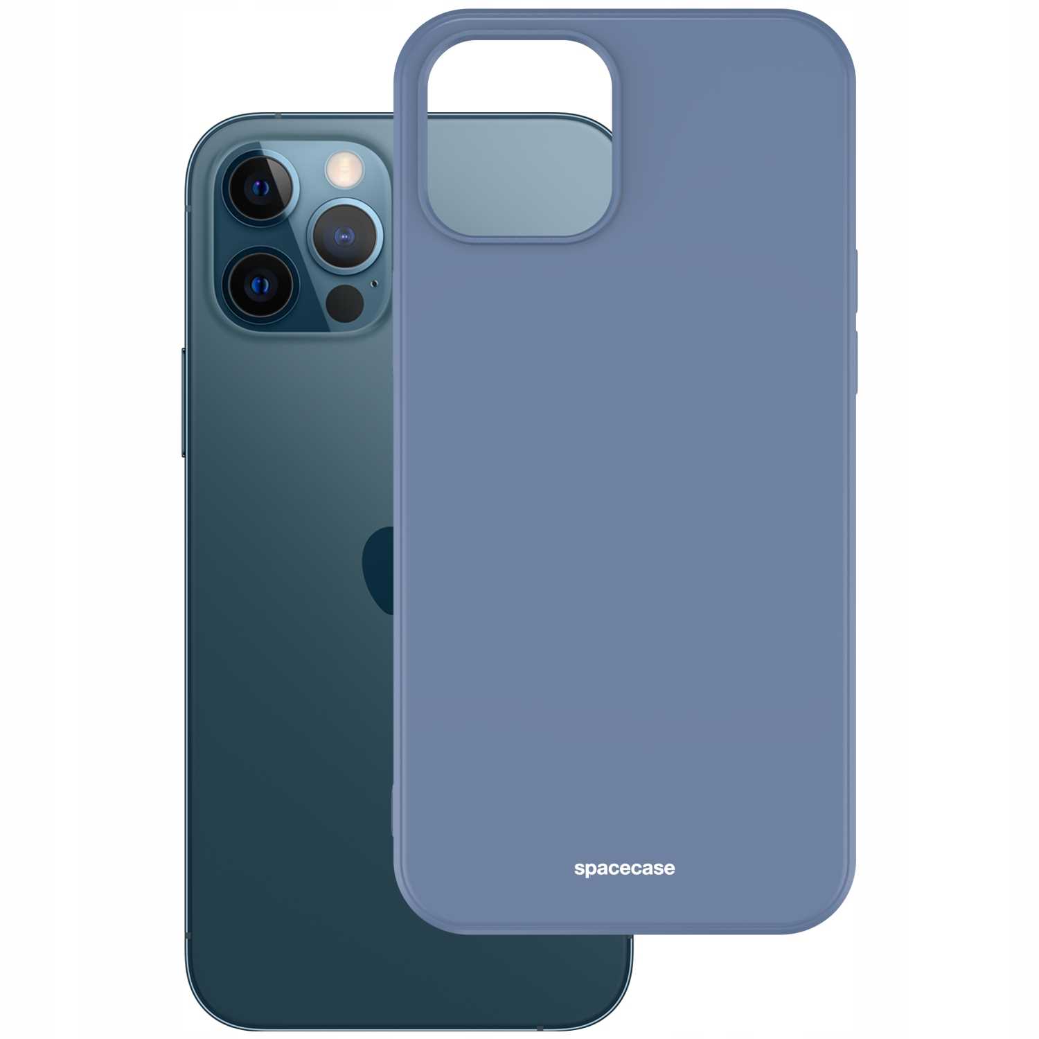 Spacecase Silicone Case iPhone 12 Pro Max blue