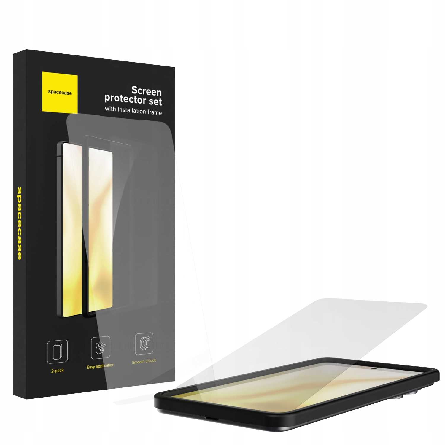 Spacecase Glass Screen Protector Set Galaxy S25 Edge