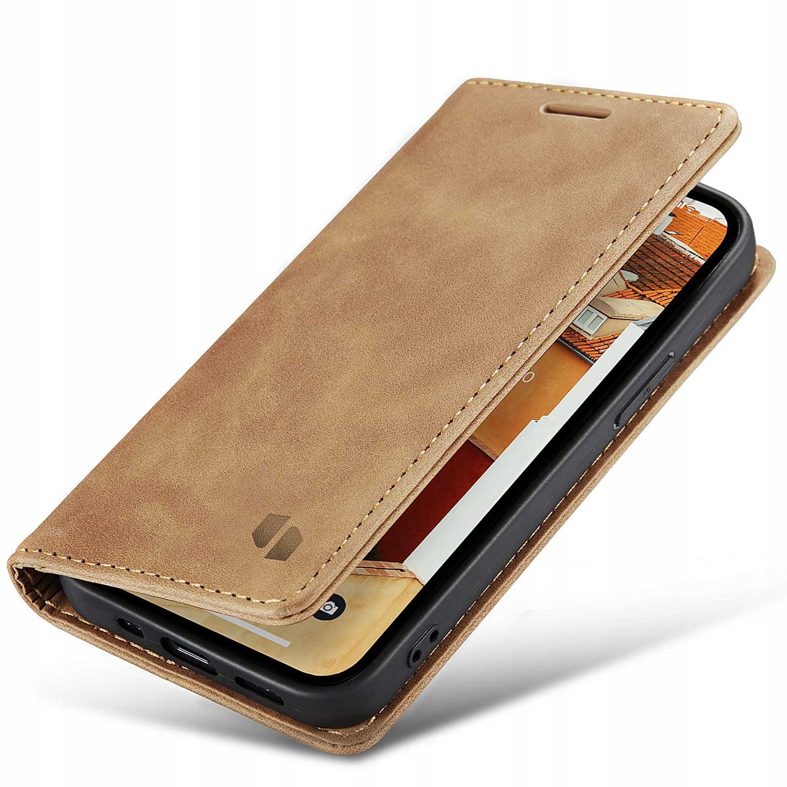 Spacecase Wallet Iphone 14 Light Brown