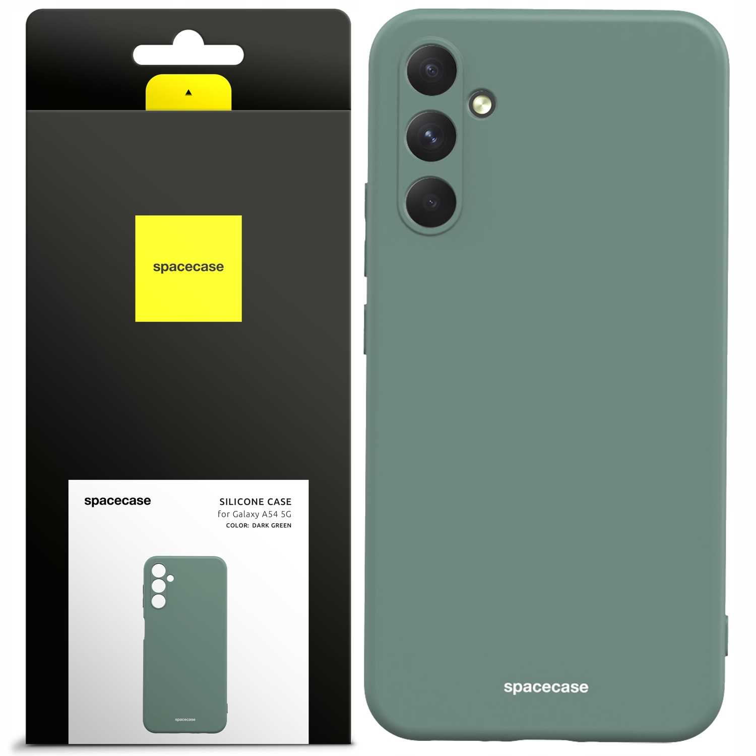 Spacecase Silicone Case Galaxy A54 5G dark green