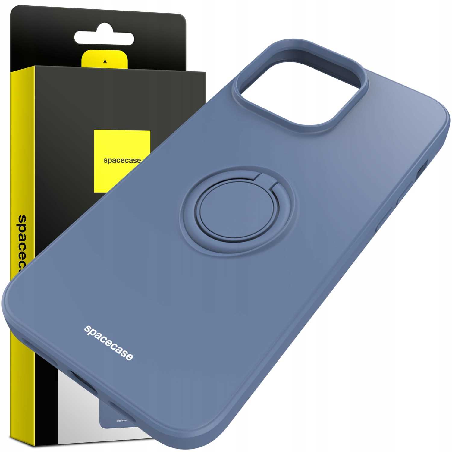 Spacecase Silicone Ring iPhone 14 Pro Max blue