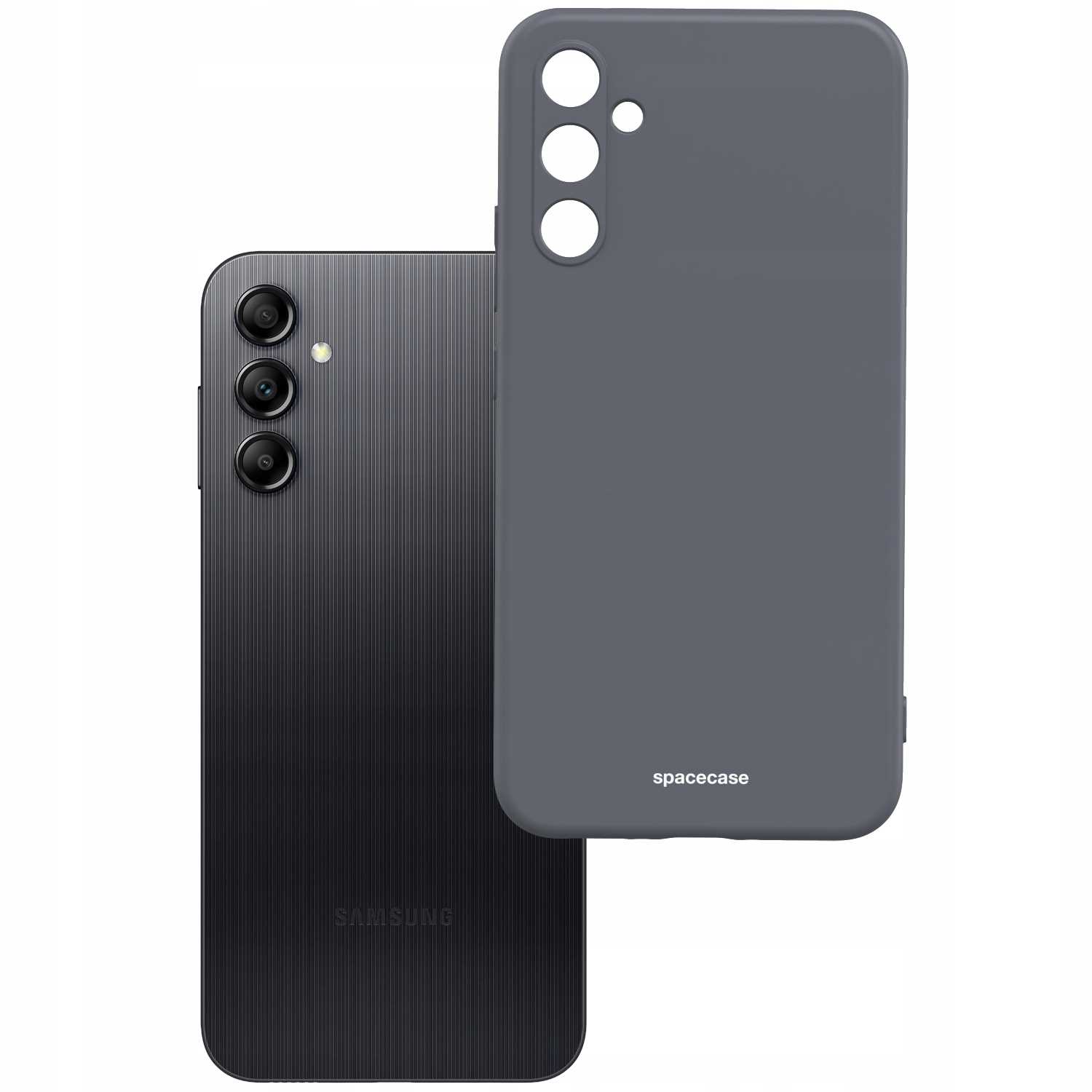 Spacecase Silicone Case Galaxy A14 4G/5G Black