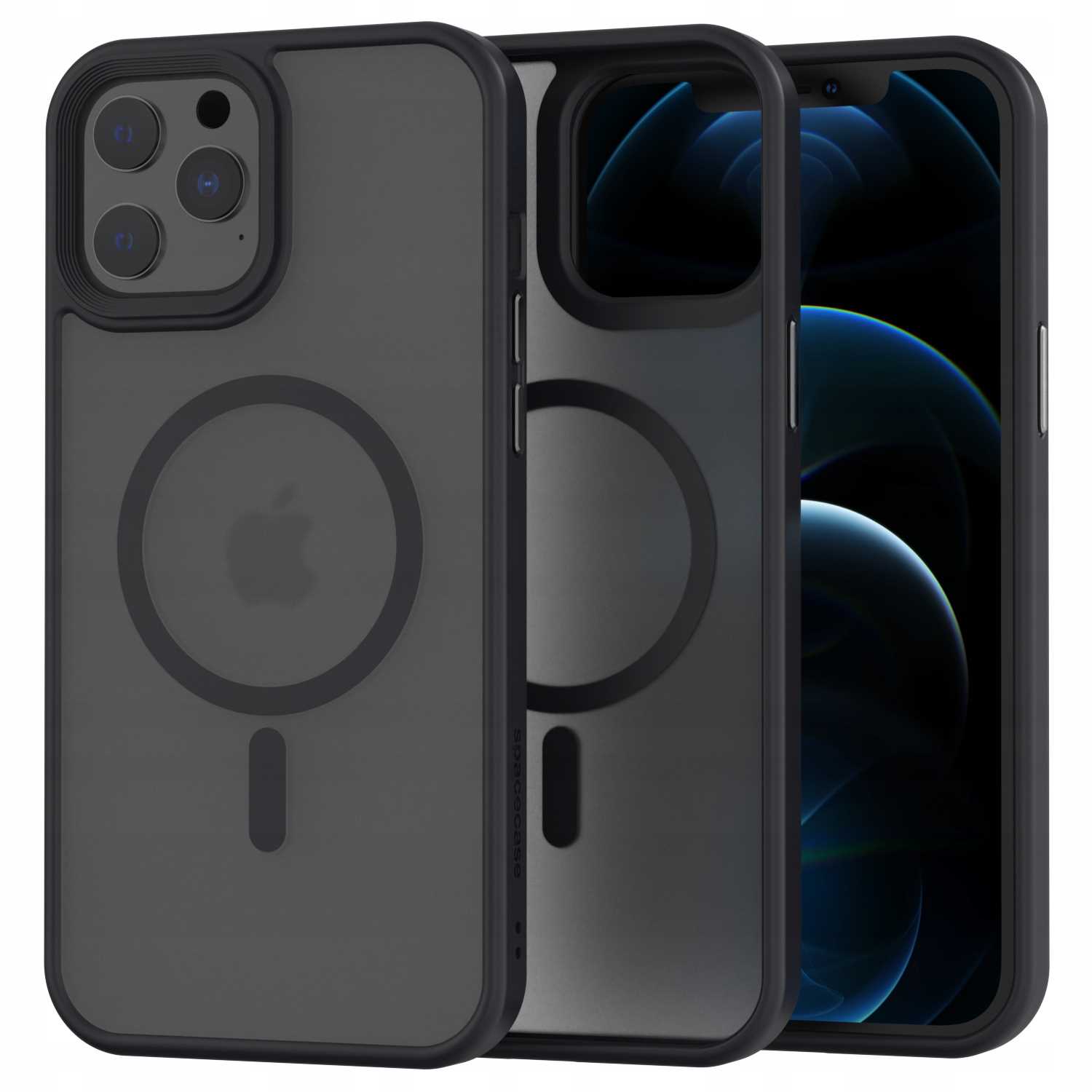 Spacecase Hybrid Mag Iphone 12 Pro Max Black