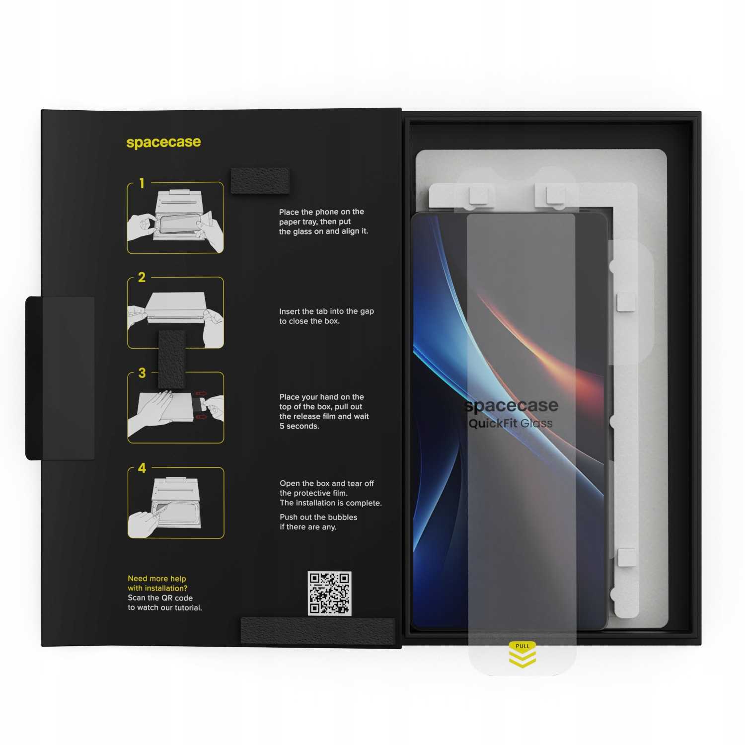 Spacecase QuickFit Glass Galaxy S25 Ultra