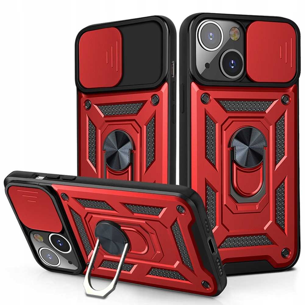 Spacecase Camring iPhone 13 Mini red