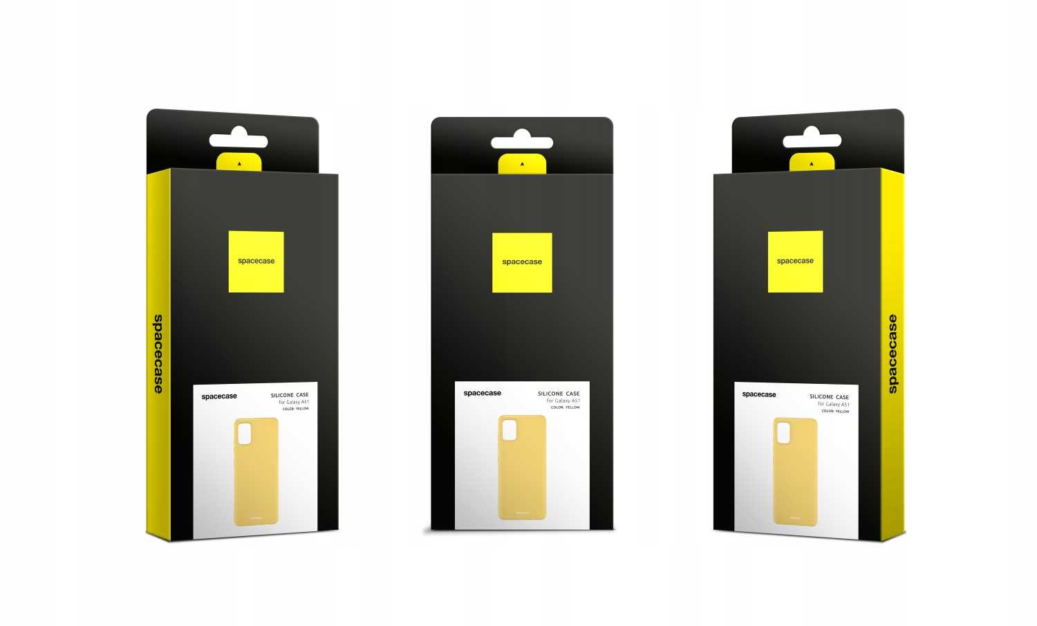 Spacecase Silicone Case Galaxy A51 yellow