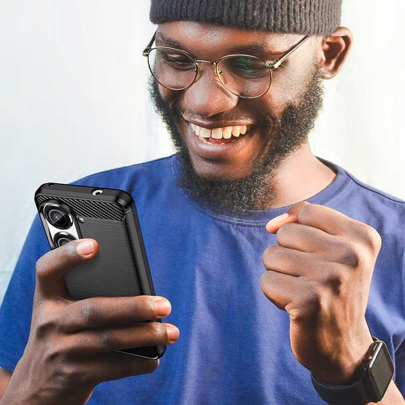 Spacecase Carbon Asus Zenfone 9 / 10 czarny