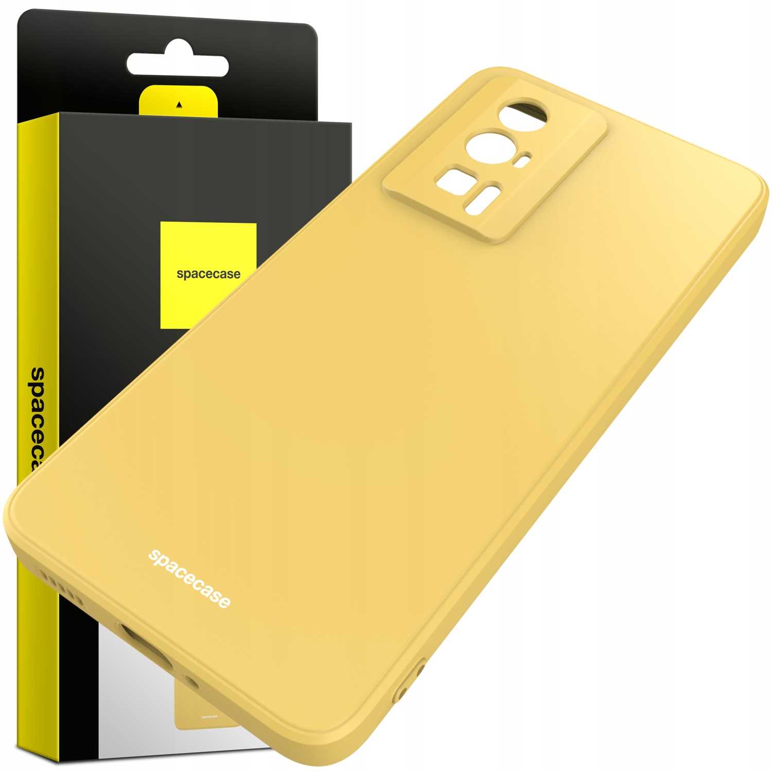 Spacecase Silicone Case Poco F5 Pro yellow