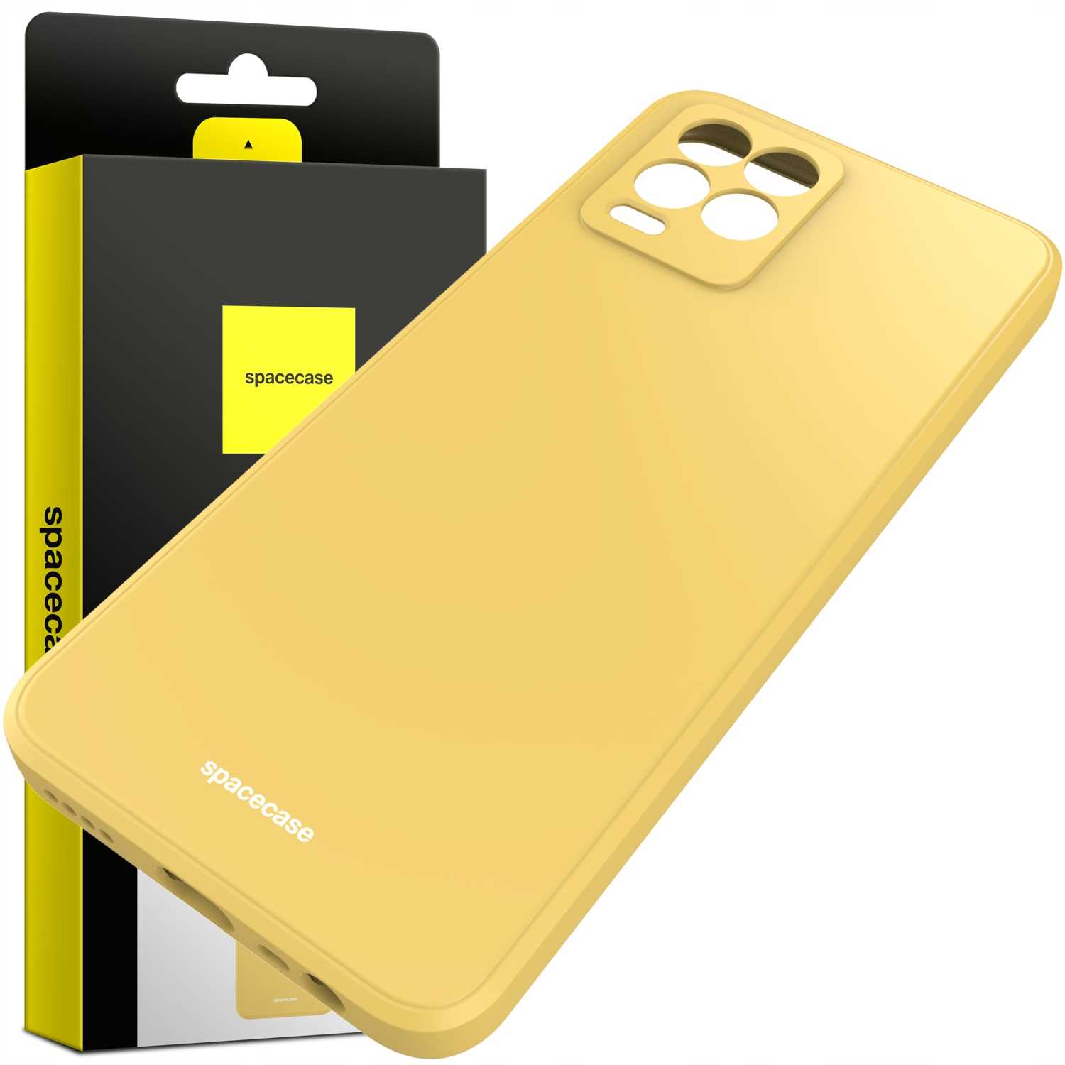 Spacecase Silicone Case Realme 8/8 Pro yellow
