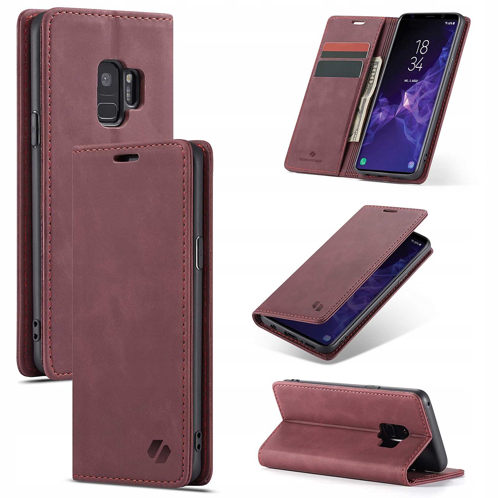 Spacecase Wallet Galaxy S9 Red