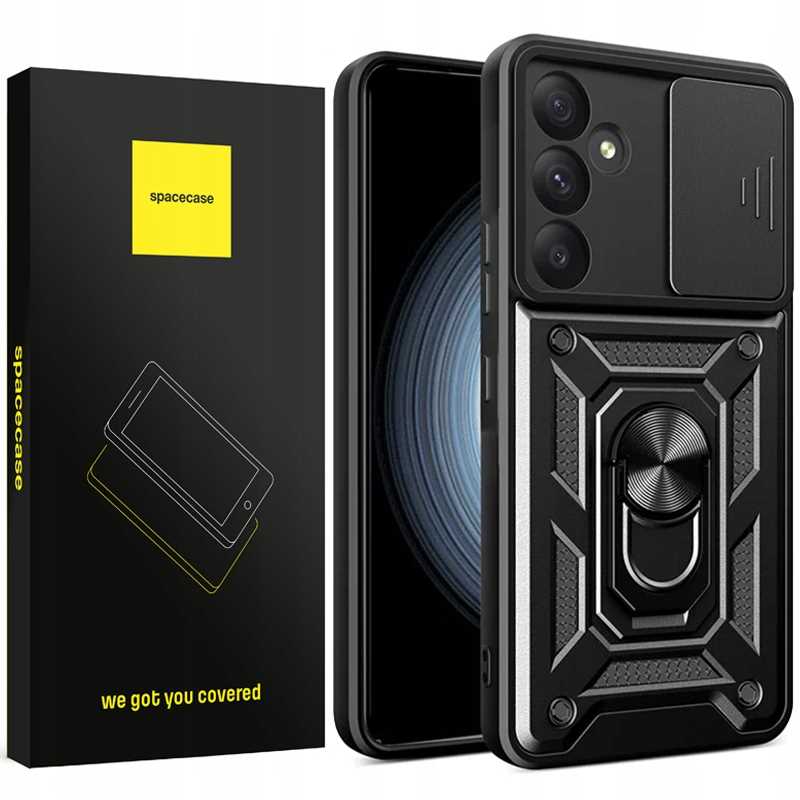 Spacecase Camring Galaxy A55 5G Black