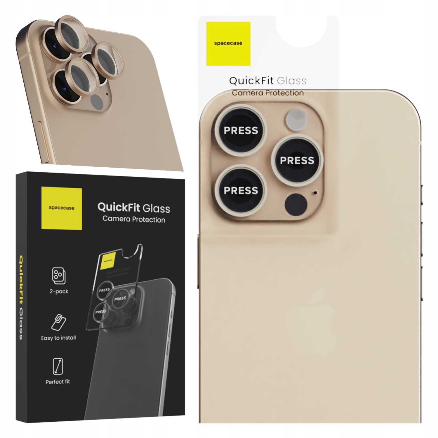 Spacecase QuickFit Camera iPhone 16 Pro/16 Pro Max desert titan