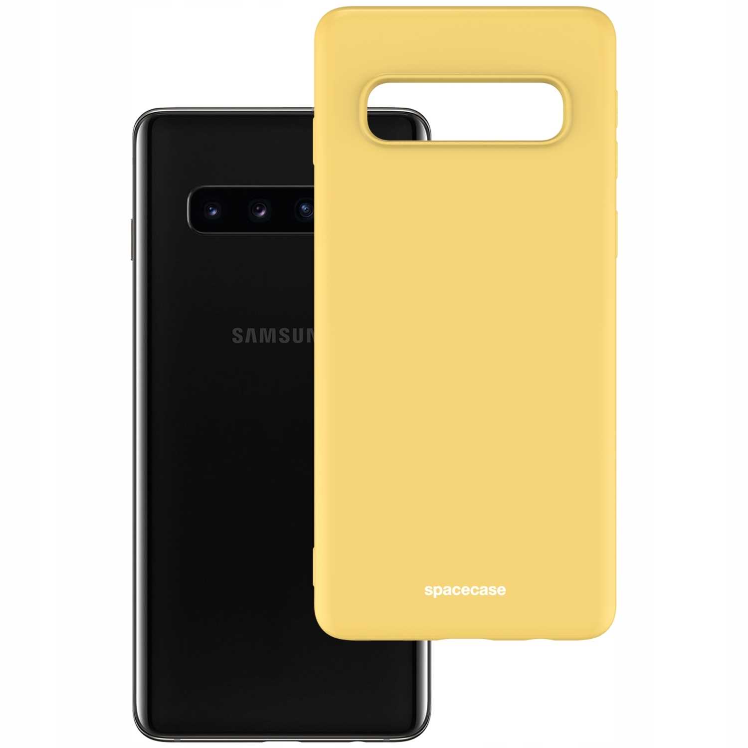 Spacecase Silicone Case Galaxy S10 Yellow
