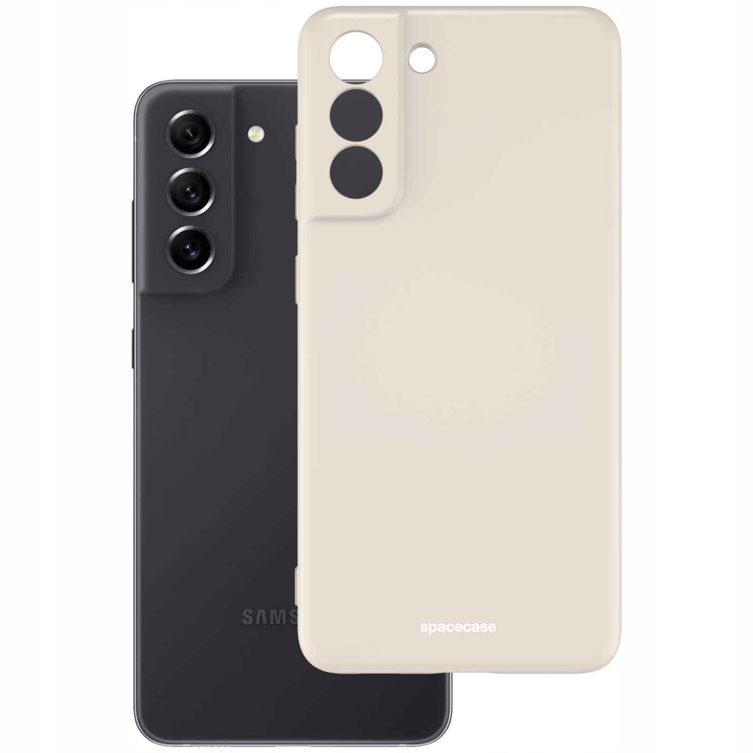 Spacecase Silicone Case Galaxy S21 FE bone