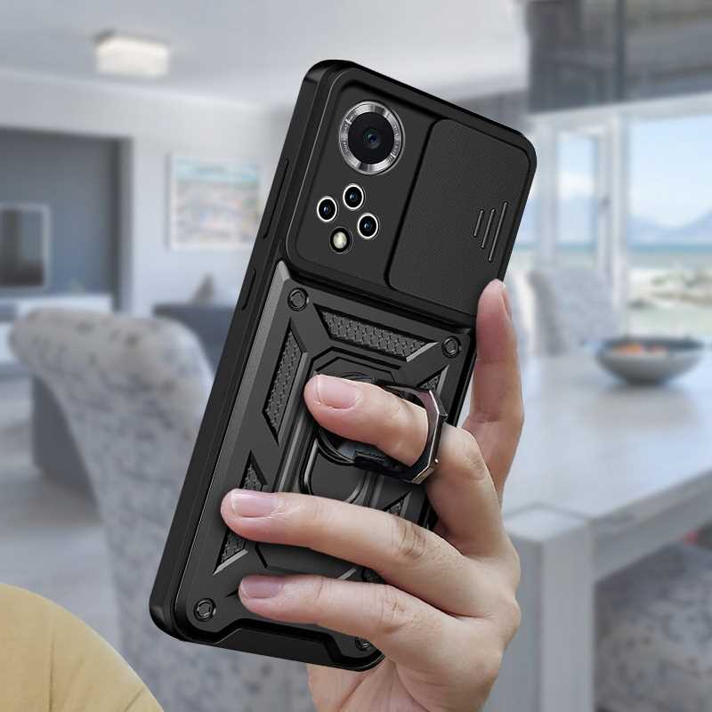 Spacecase Camring Huawei Nova 9 SE black