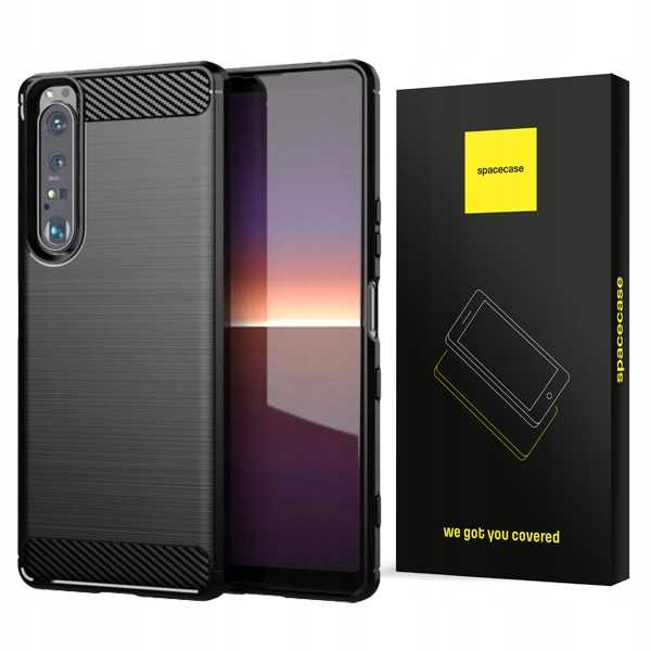 Spacecase Carbon Sony Xperia 1 IV czarny