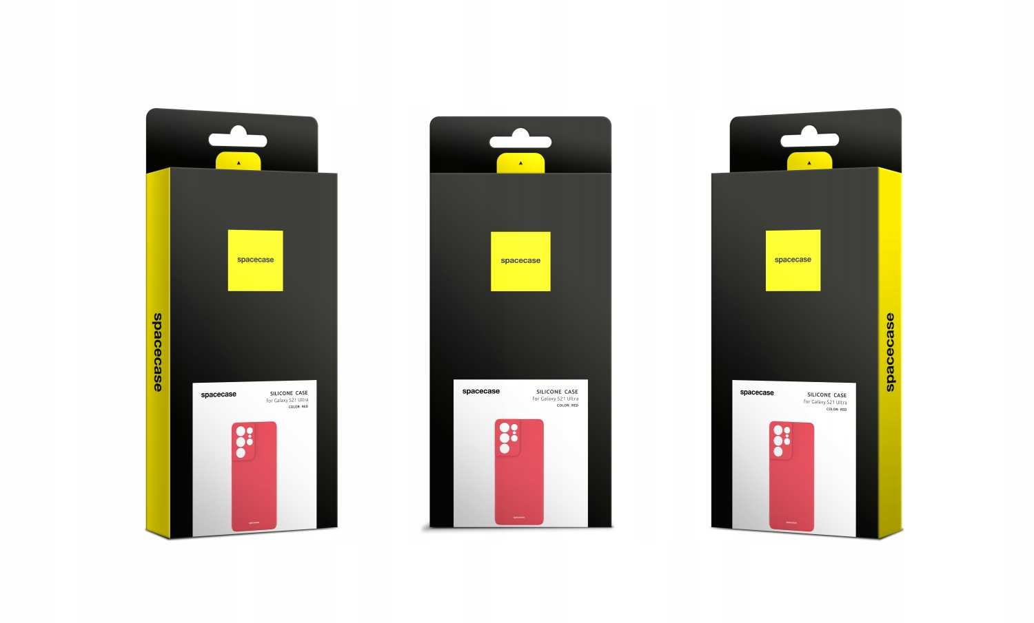 Spacecase Silicone Case Galaxy S21 Ultra Red