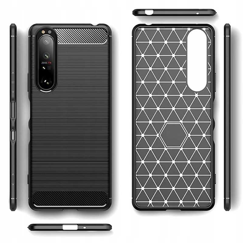 Spacecase Carbon Sony Xperia 1 IV czarny