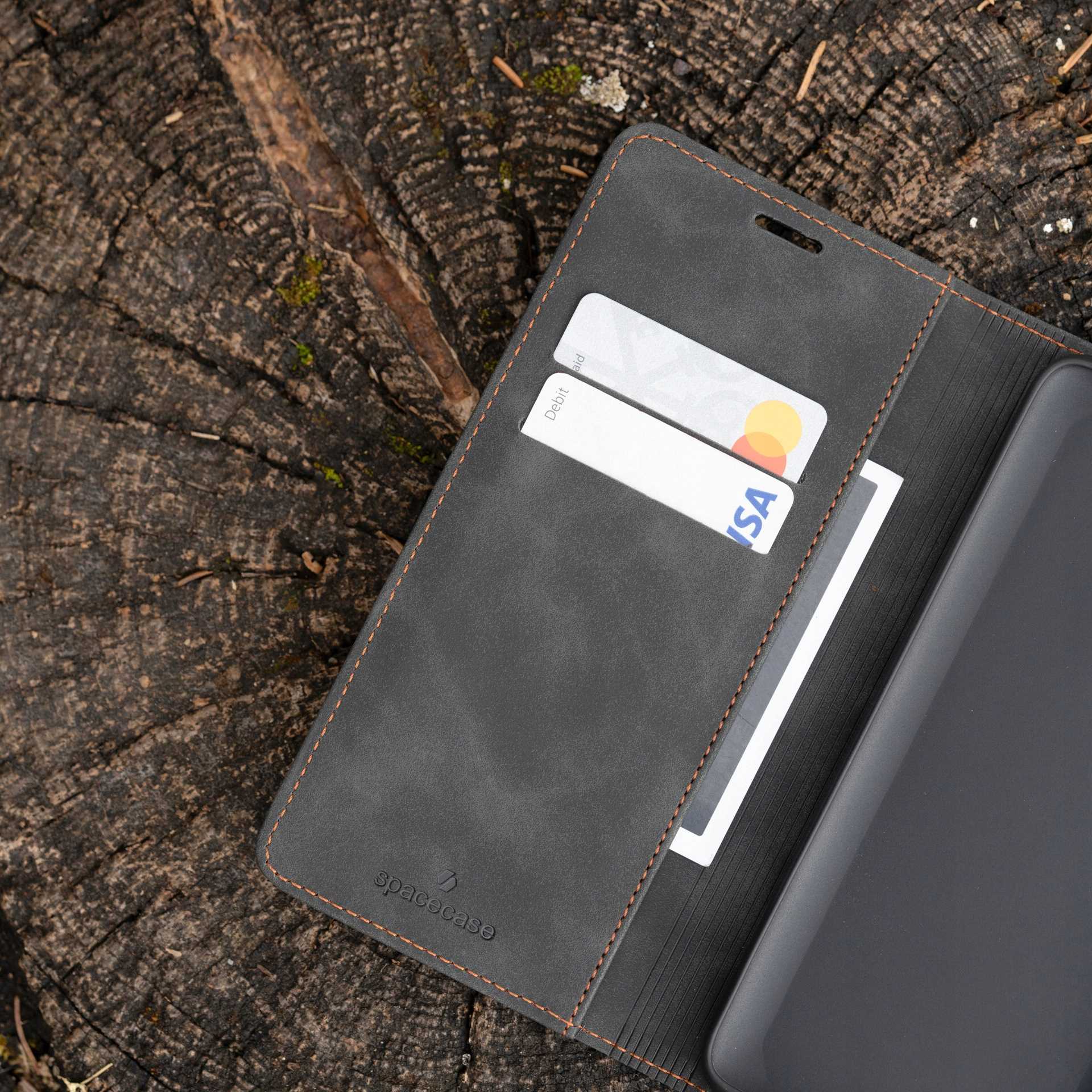 Spacecase Wallet Poco F6 Pro Black