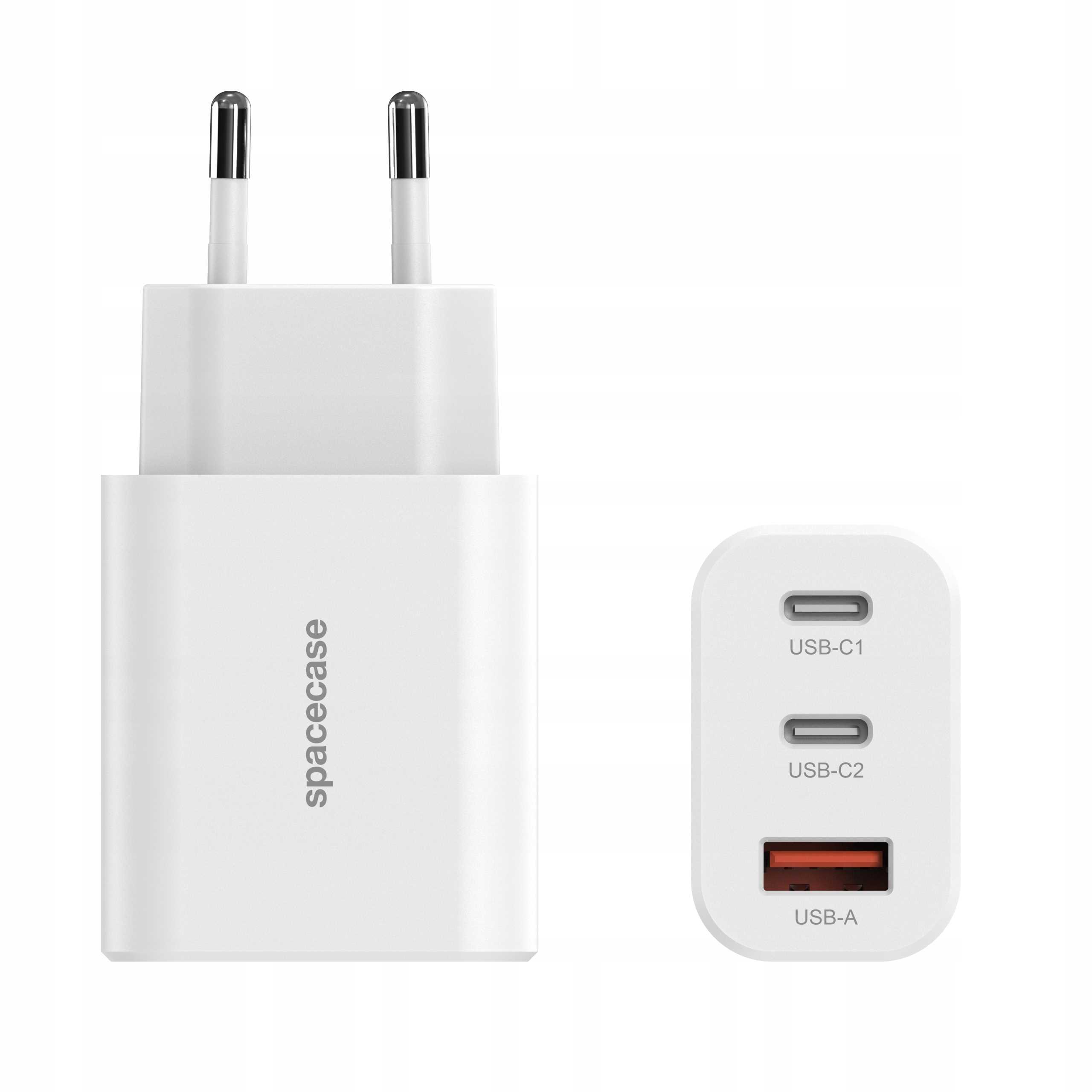 Spacecase USB Charger 30W GaN SC004W white