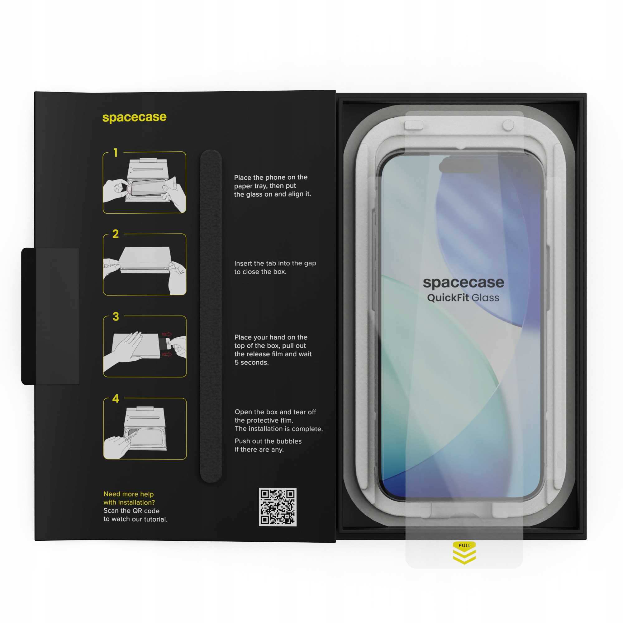 Spacecase QuickFit Glass iPhone 16 Pro Max / 17 Pro Max