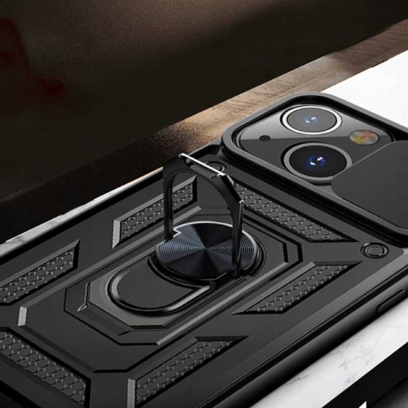 Spacecase Camring iPhone 13 czarny